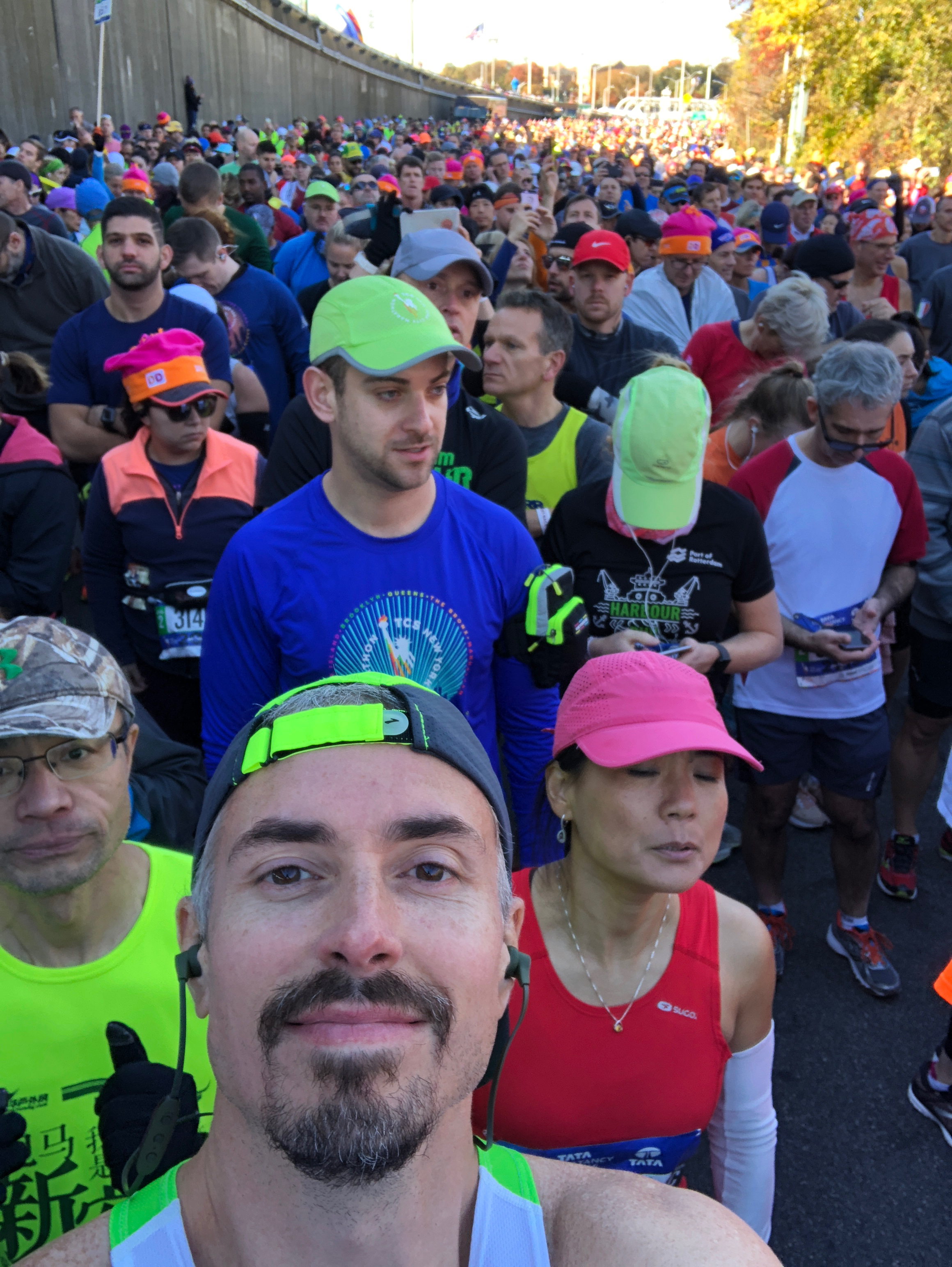 People behind me at the start